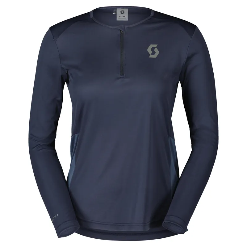 Aktuální Scott Endurance Tech LS (Modrá) - Dámské běžecké tričko s dlouhým rukávem Endorphin Republic