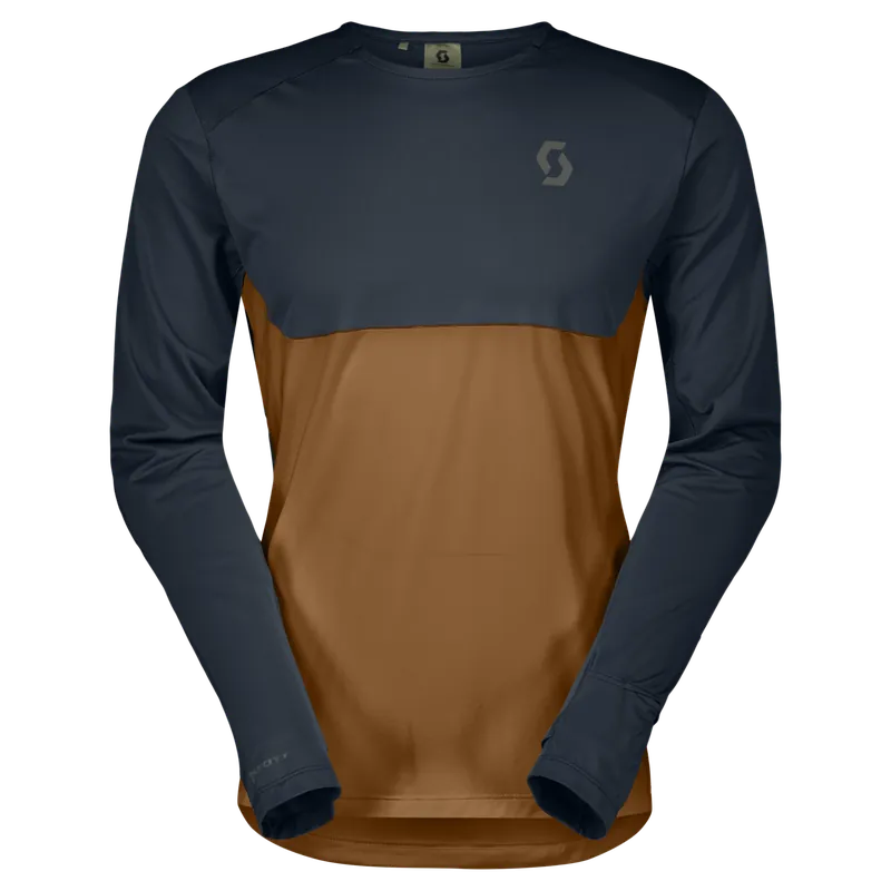 Tovární Cena SCOTT Tee M‘s Endurance Tech LS (Modrá) - Pánské běžecké triko Endorphin Republic