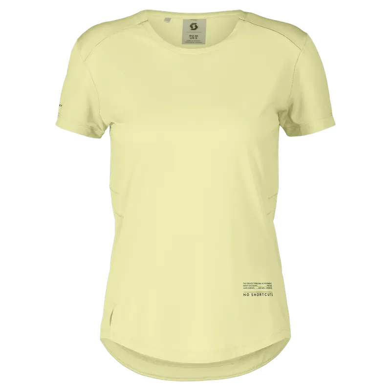 Nízká Cena SCOTT Tee W‘s Endurance Tech SS (Žlutá) - Dámské běžecké triko Endorphin Republic