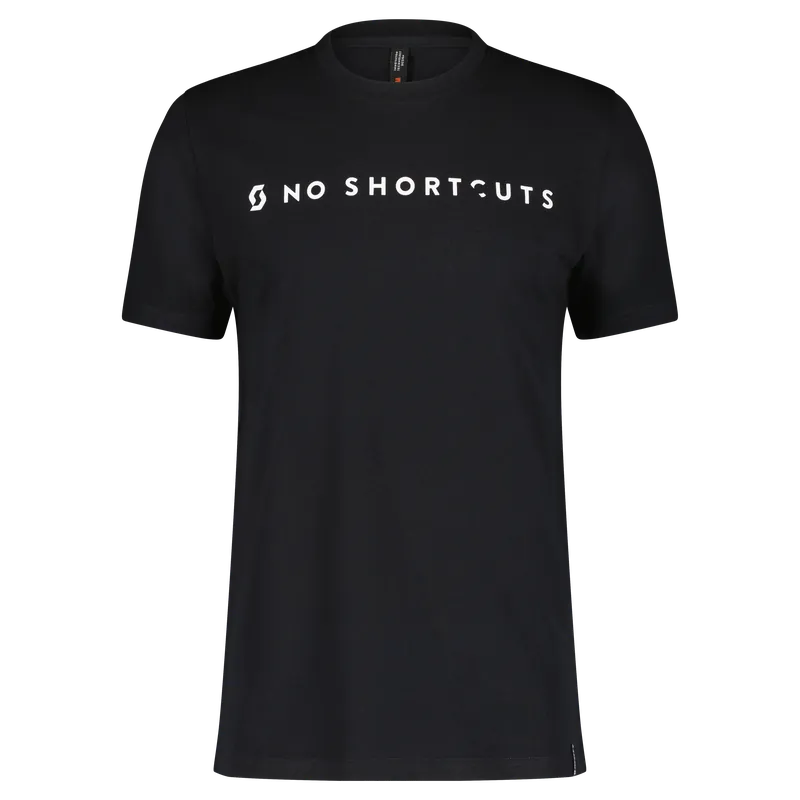 SCOTT Tee M‘s No Shortcuts SS (Černá) - Pánské triko Endorphin Republic Výhodná Nabídka