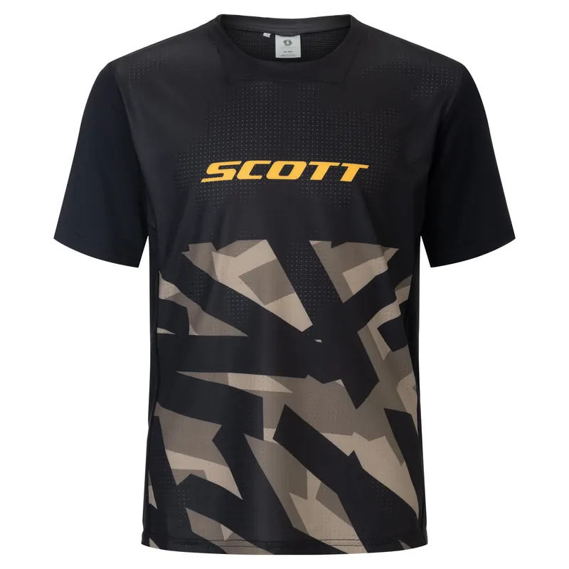 Nejlepší Volba SCOTT Tee Jr Vertic Delta SS (Černá) - Dětské cyklistické triko Endorphin Republic