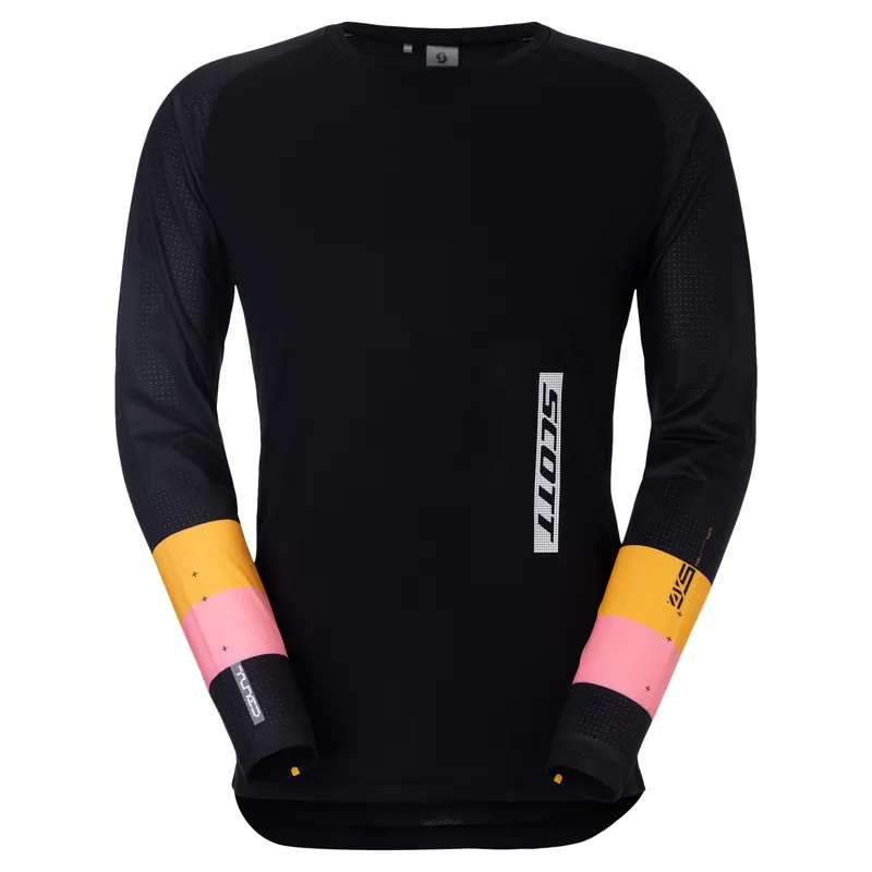 SCOTT Tee M‘s Tuned LS (Černá) - Pánské cyklistické triko Endorphin Republic Nejprodávanější