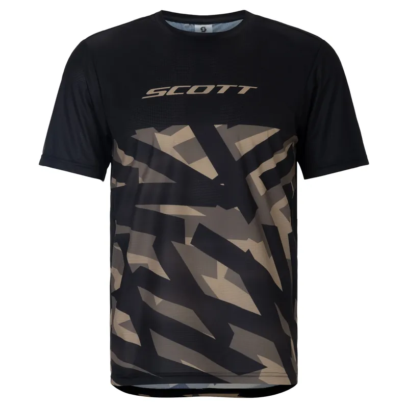 Originální SCOTT Tee M‘s Vertic LT SS (Černá) - Pánské cyklistické triko Endorphin Republic