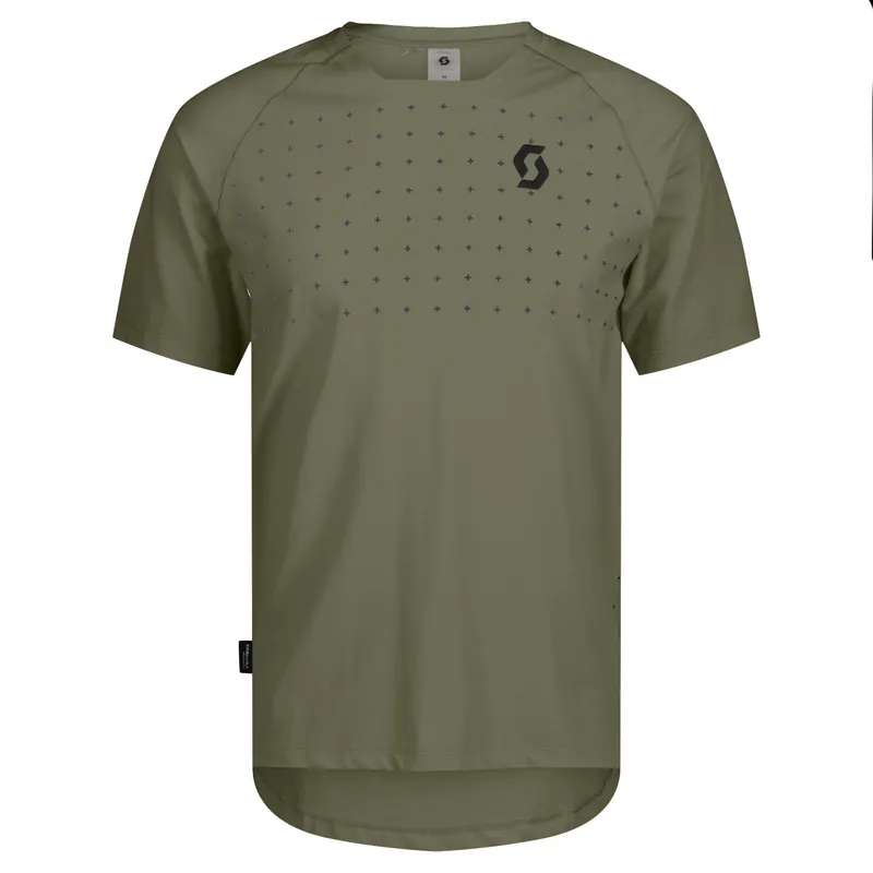 SCOTT Tee M‘s Trail Vertic Pro SS (Zelená) - Pánské cyklistické triko Endorphin Republic Jen Po Omezenou Doba