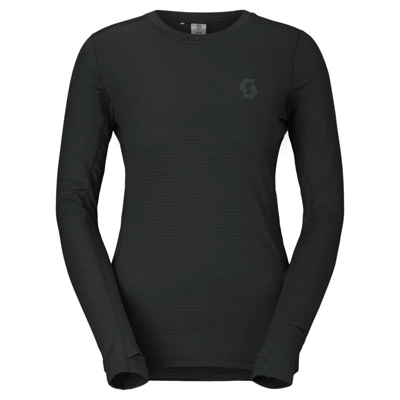 SCOTT Tee W‘s Endurance Warm LS (Černá) - Dámské běžecké triko Endorphin Republic Aktuální