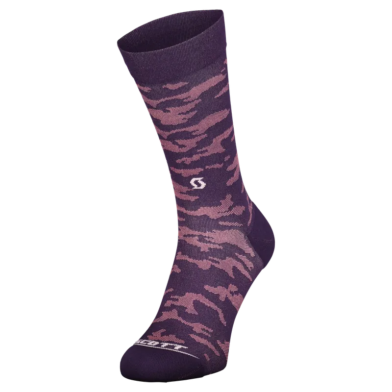 Nejlepší Volba SCOTT Sock Trail Camo Crew (Fialová) - Běžecké ponožky Endorphin Republic