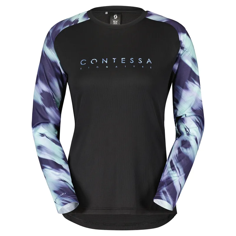 Scott Trail Contessa Sign. LS (Černá) - Dámské cyklistické tričko Endorphin Republic Horká Nabídka