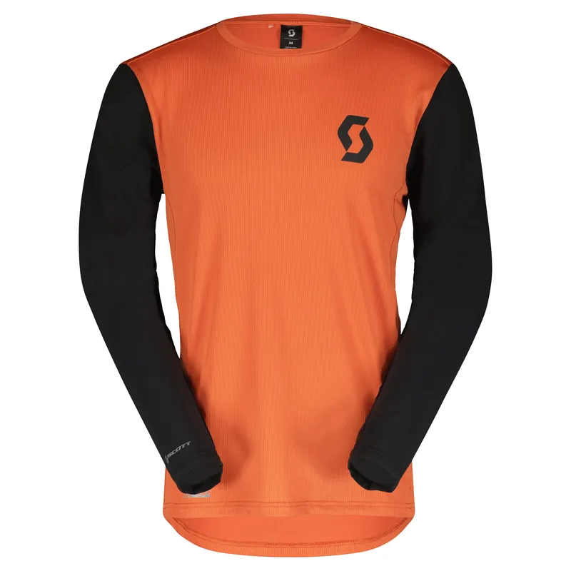 Časově Omezené Scott Trail Vertic LS (Oranžová) - Pánský cyklistický dres Endorphin Republic