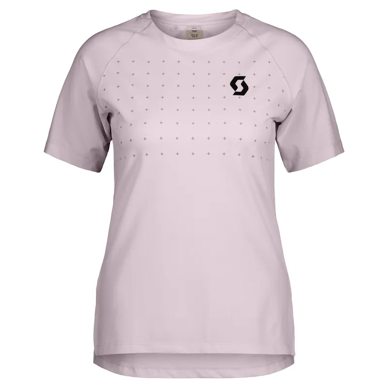 Autentický SCOTT Tee W‘s Trail Vertic Pro SS (Purpurová) - Dámské cyklistické triko Endorphin Republic