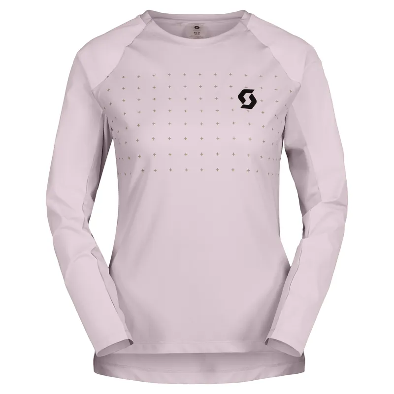 SCOTT Tee W‘s Trail Vertic Pro LS (Purpurová) - Dámské cyklistické triko Endorphin Republic Horká Nabídka