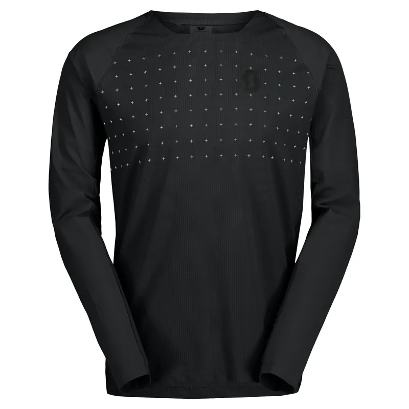 SCOTT Tee M‘s Trail Vertic Pro LS (Černá) - Pánské cyklistické triko Endorphin Republic Horká Nabídka