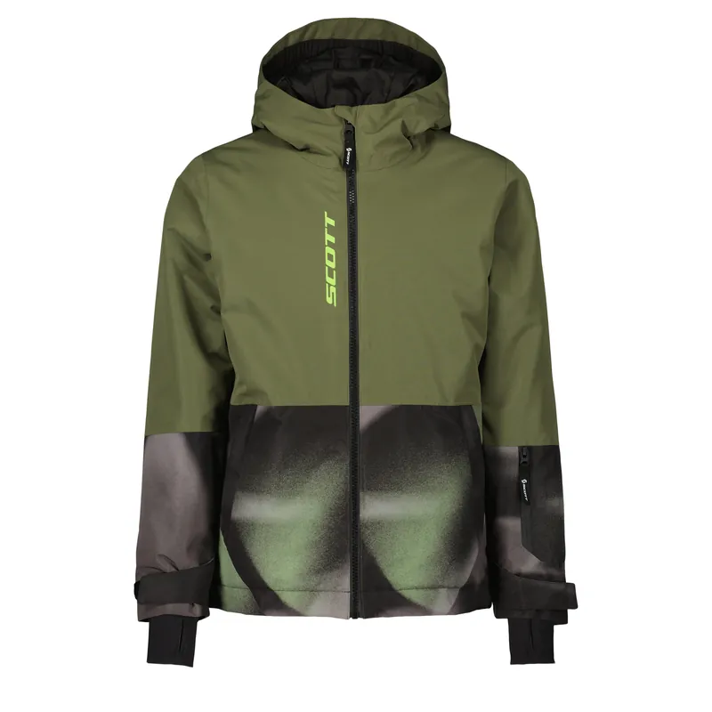 Scott Ultimate Dryo (Zelená) - Dětská zimní bunda Endorphin Republic Cenově Výhodný