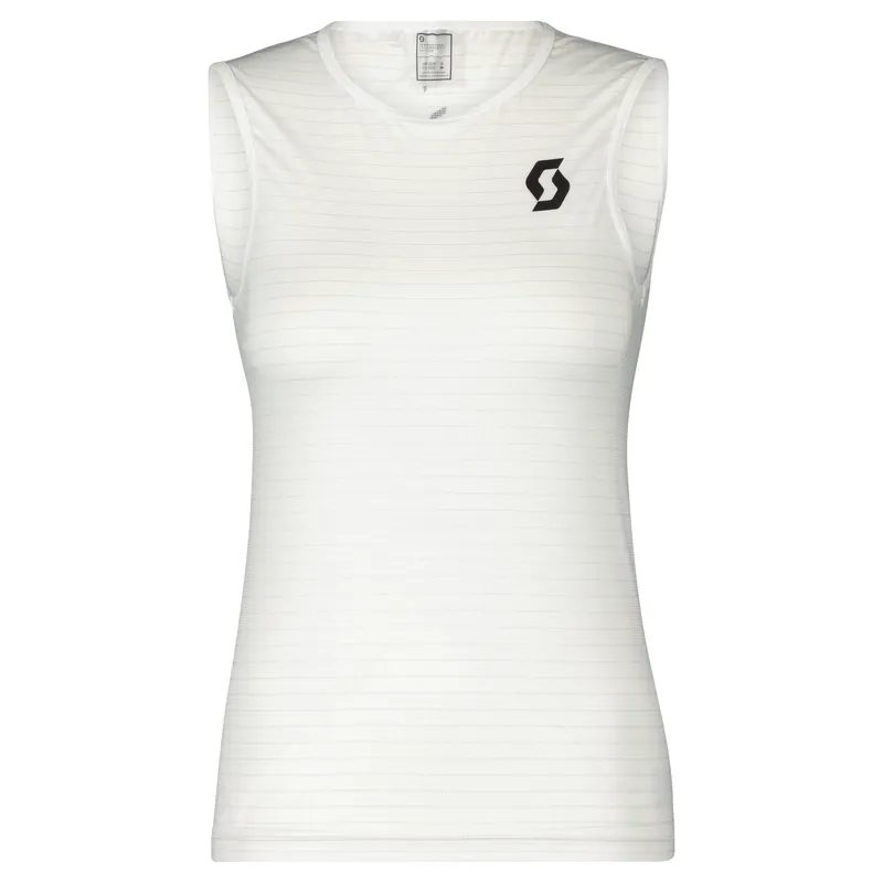 Novinka SCOTT Tank W‘s Underwear Carbon (Bílá) - Dámské spodní cyklistické tílko Endorphin Republic