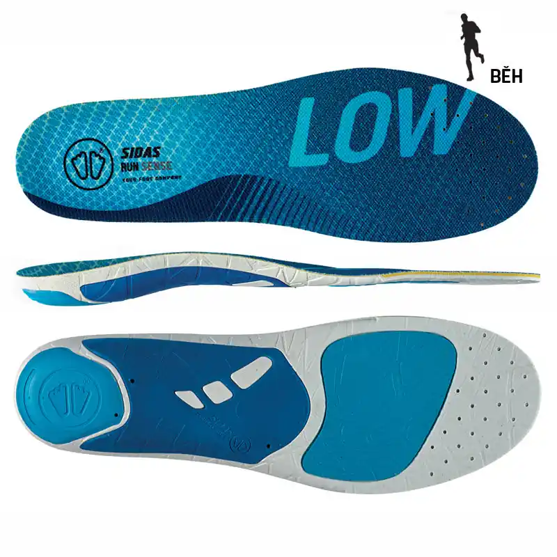 Sidas RUN 3FEET SENSE LOW - Vložky do bot Endorphin Republic Sleva