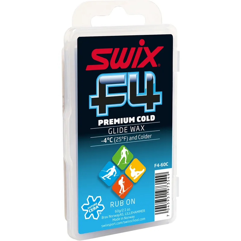 Swix F4 Cold Premium - Skluzný vosk Endorphin Republic Autentický