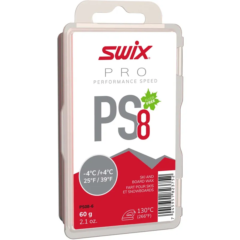 Swix Performance Speed,červený,-4/+4°C,60g - Skluzný vosk Endorphin Republic Autentický