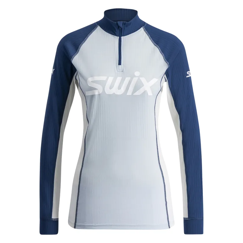 Vysoce Kvalitní Swix RaceX Classic Half Zip W (Modrá) - Dámské termo triko Endorphin Republic
