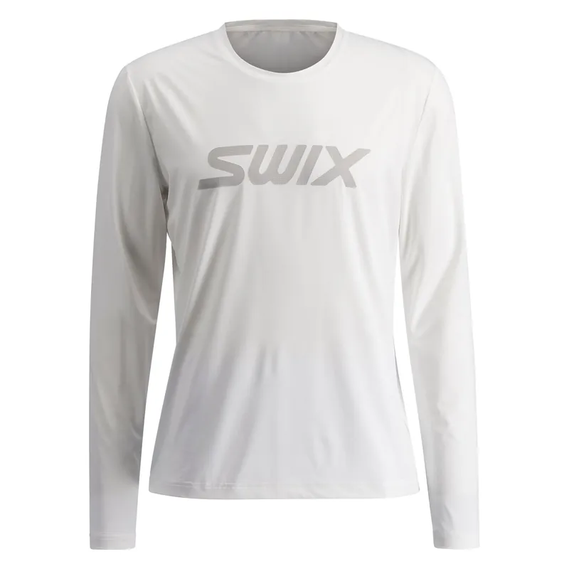 Super Cena Swix Relay (Bílá) - Pánské běžecké triko s dlouhým rukávem Endorphin Republic