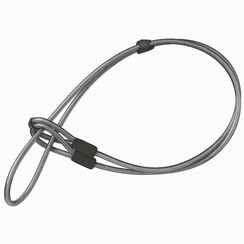 Autentický Syncros Cable lock Loop SL-08 10x2200mm PK12 (Černá) - Prodlužovací lanko k zámku Endorphin Republic