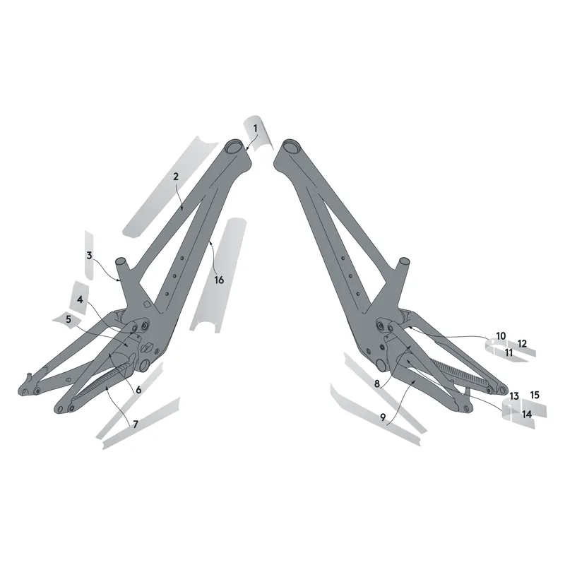 Top Prodej Syncros Frame Protection kit GENIUS Carbon (Černá) - Ochrana rámu kit Endorphin Republic