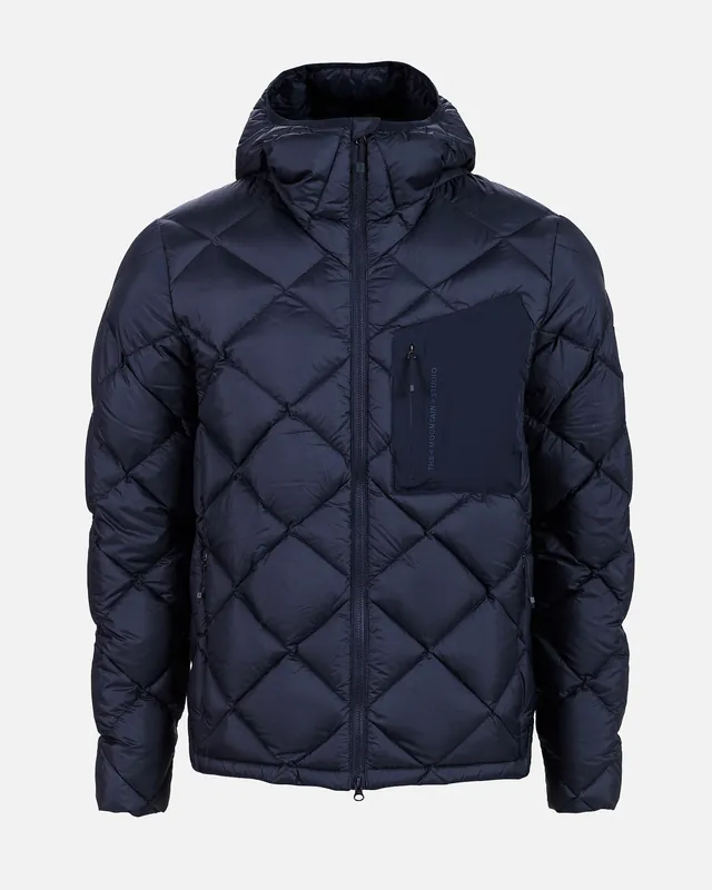 The Mountain Studio ULTRALIGHT DOWN HOOD JACKET (Zelená) - Pánská péřová bunda Endorphin Republic Značkový