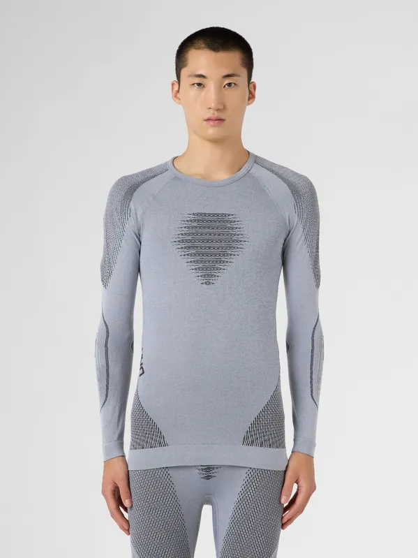 UYN MAN EVOLUTYON+ UW SHIRT LONG_SL. (Šedá) - Pánské funkční triko Endorphin Republic Aktuální
