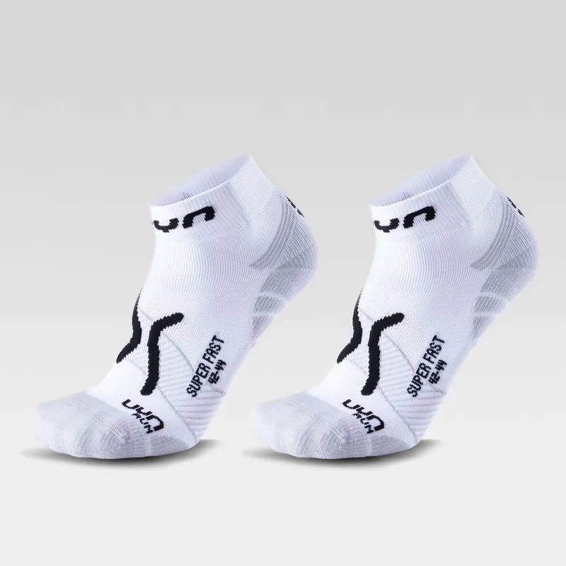 Uyn MAN RUN SUPER FAST SOCKS 2PRS PACK (Bílá) - Pánské běžecké ponožky Endorphin Republic Hit Sezóny