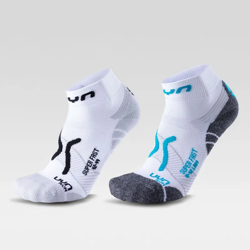 Aktuální Uyn WOMAN RUN SUPER FAST SOCKS 2PRS PACK (Bílá) - Dámské běžecké ponožky Endorphin Republic