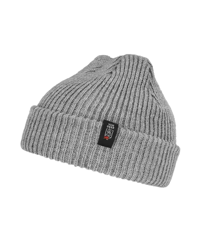 Van Deer Rib Beanie OSFA (Šedá) - Zimní čepice Endorphin Republic Nakupujte Hned