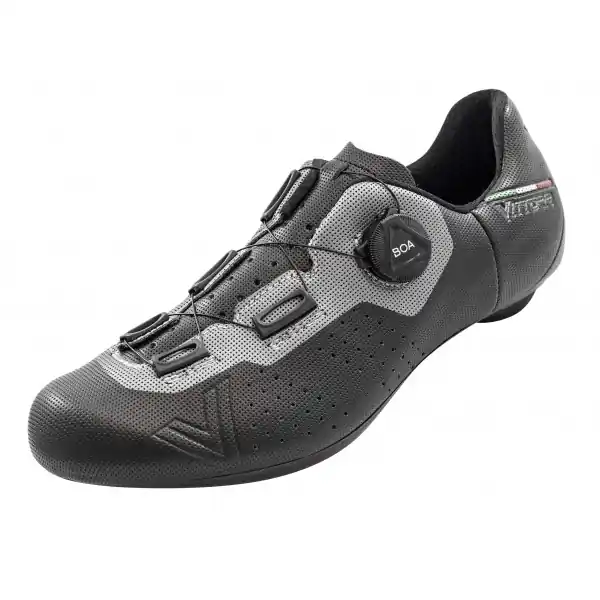 Vittoria Alise reinforced (Černá) - Cyklistické silniční tretry Endorphin Republic Vysoce Kvalitní