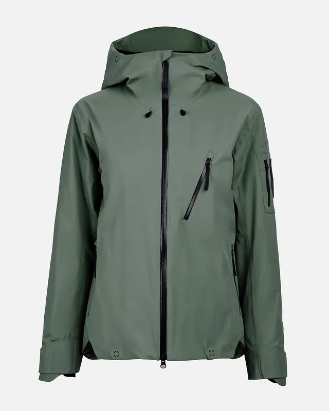 The Mountain Studio W. 3L STRETCH INSULATED JACKET (Zelená) - Dámská lyžařská bunda Endorphin Republic Ihned K Objednání