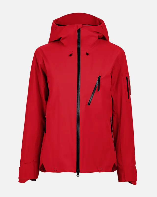 Must-Have The Mountain Studio W. 3L STRETCH INSULATED JACKET (Červená) - Dámská lyžařská bunda Endorphin Republic