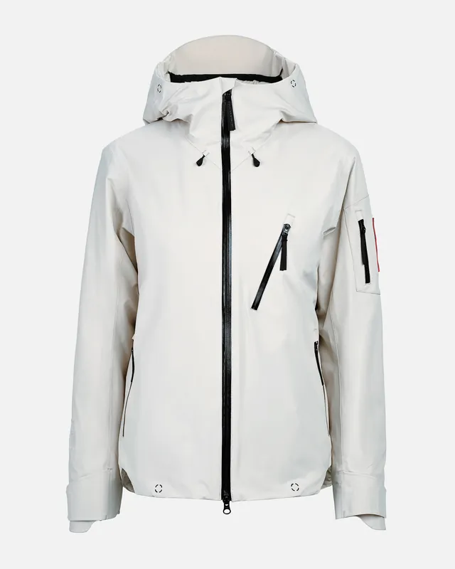 Akční Nabídka The Mountain Studio W. 3L STRETCH INSULATED JACKET (Bílá) - Dámská lyžařská bunda Endorphin Republic