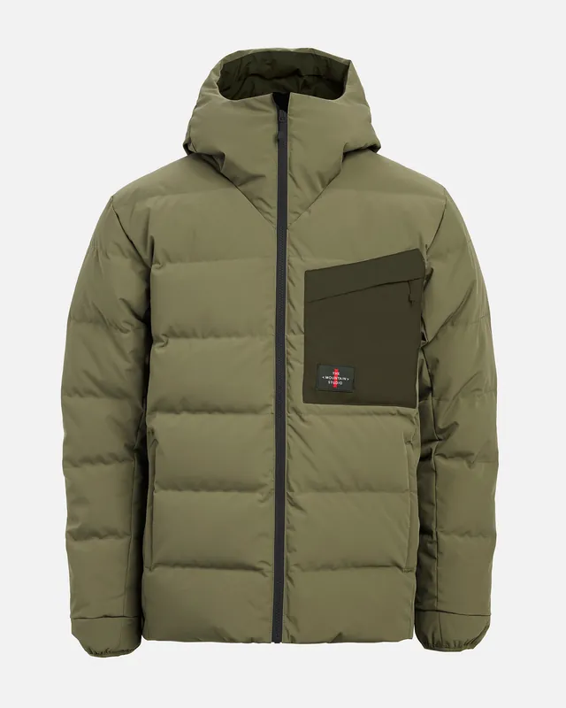 Finální Výprodej The Mountain Studio WINDSTOPPER® BY GORE-TEX LABS REVERSIBLE DOWN JACKET (Purpurová) - Pánská oboustranná péřová bunda Endorphin Republic