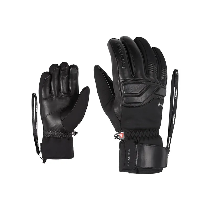 Nejprodávanější Ziener GIN GTX PR glove ski alpine (Černá) - Pánské lyžařské rukavice Endorphin Republic