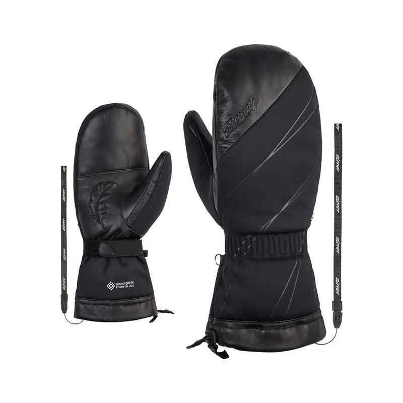 Cenový Hit Ziener KLIVEO WS Down MITTEN lady glove (Černá) - Dámské lyžařské rukavice Endorphin Republic
