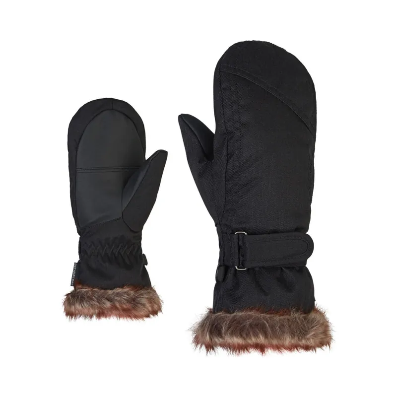 Ziener LED MITTEN GIRLS glove junior (Černá) - Dětské rukavice Endorphin Republic Autentický