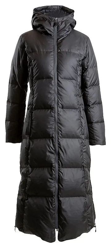 SKHoop HELLA DOWN COAT (Černá) - Dámský dlouhý péřový kabát Endorphin Republic Cenový Hit