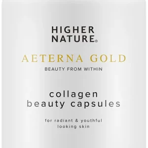 HIGHER NATURE Aeterna Gold Collagen Beauty Capsules - Kolagenové kapsle pro dokonalou pleť Endorphin Republic Značkový