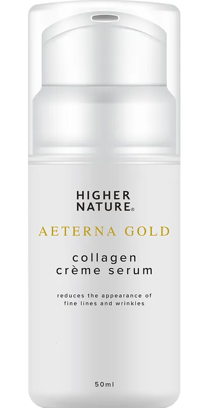 HIGHER NATURE Aeterna Gold Collagen Crème Serum Endorphin Republic Vrácení Zdarma