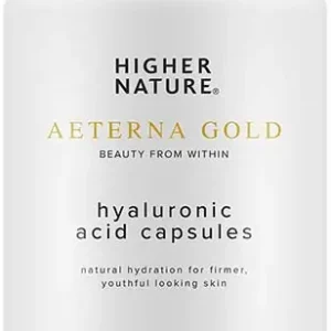 Dokud Zásoby Vydrží HIGHER NATURE Aeterna Gold Hyaluronic Acid - Kapsle s kyselinou hyaluronovou Endorphin Republic