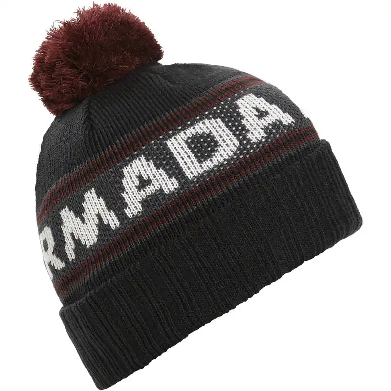 Must-Have Armada Jacquard Knit Pom Beanie (Černá) - Kulich Endorphin Republic