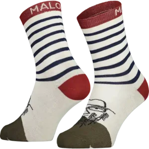 Výprodej Maloja ThistleM. (Červená) - Bavlněné ponožky s grafikou Endorphin Republic
