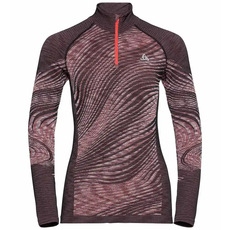 BL TOP Turtle neck l/s half zip BLACKCOM (Šedá) - Sportovní termoprádlo Endorphin Republic Jen Po Omezenou Doba