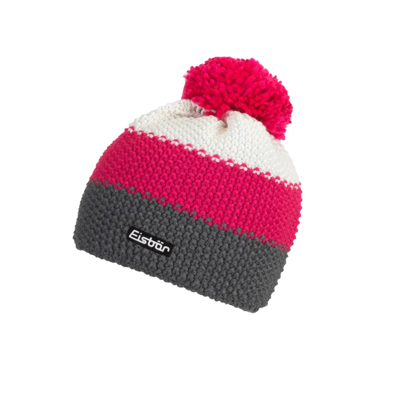 Rychlé Dodání Eisbär Star Pompon MÜ (Bílá) - Čepice s bambulí Endorphin Republic
