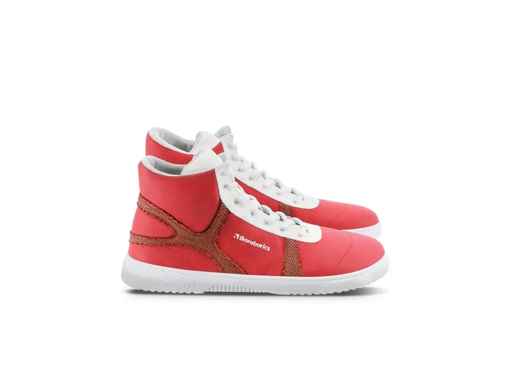 Vysoce Kvalitní Barefoot tenisky Barebarics Hifly - Red & White