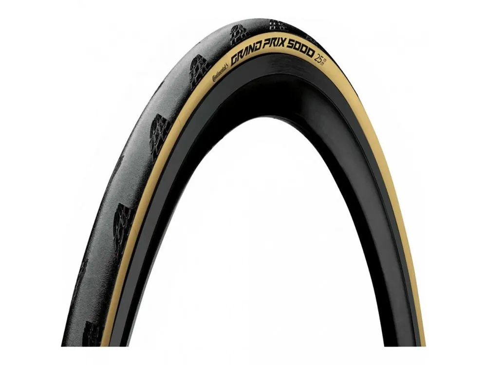 Plášť CONTINENTAL Grand Prix 5000 AllSeason TR Cream kevlar Značkový