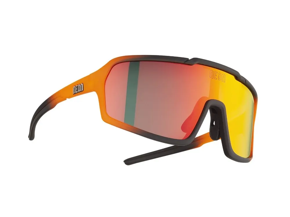 Neon Brýle ARIZONA, rámeček CRYSTAL ORANGE BLACK MAT, skla MIRROR RED CAT 3 Originální