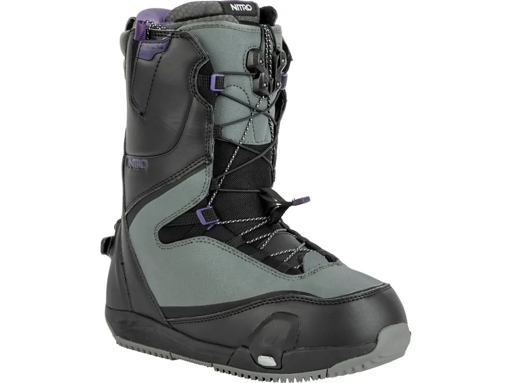 Boty NITRO CAVE TLS STEP ON black-charcoal Tovární Cena
