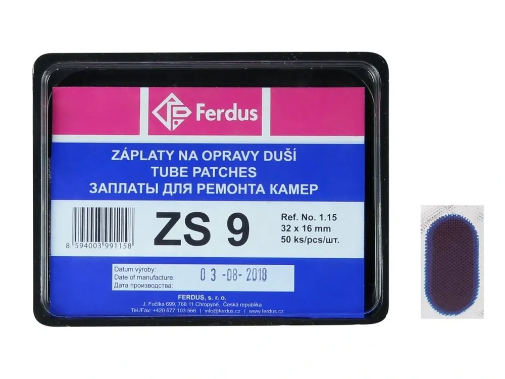Cenový Hit ZÁPLATY FERDUS ZS-9 32X16MM BOX 50KS